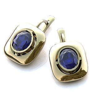 Серьги из золота из Желтое золото от Ювелирный салон Jewelry & Diamonds 1