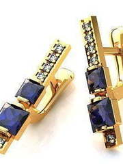 Серьги из золота из Желтое золото от Ювелирный салон Jewelry & Diamonds 1