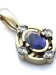 Подвеска из золота из Желтое золото от Ювелирный салон Jewelry & Diamonds 1