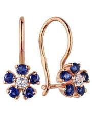 Серьги 120364с из Розовое (красное) золото от Ювелирный салон Юверос 1