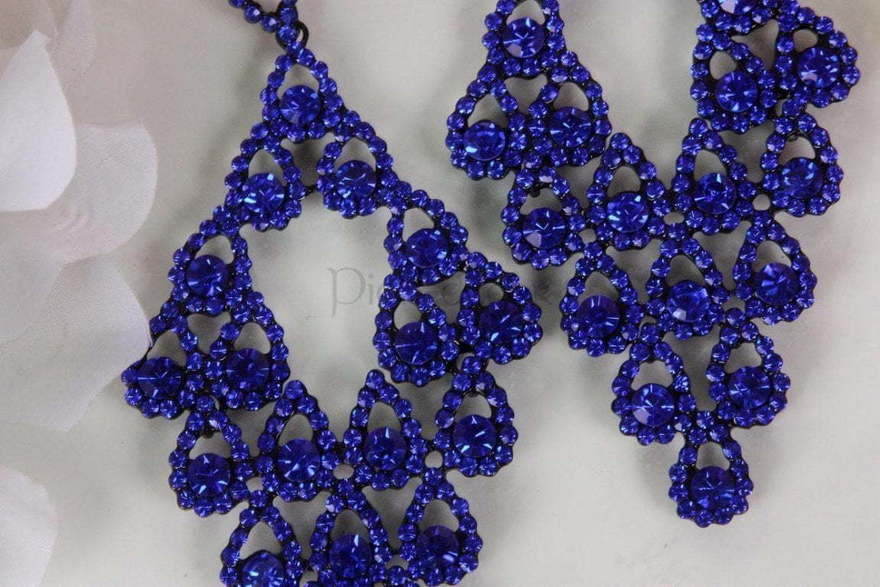 Серьги Majesty синие из Другие материалы от  2