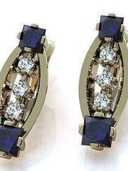 Серьги из золота из Желтое золото от Ювелирный салон Jewelry & Diamonds 1