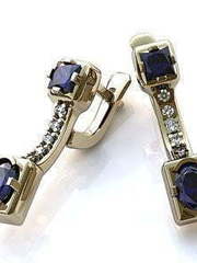 Серьги из золота из Желтое золото от Ювелирный салон Jewelry & Diamonds 1