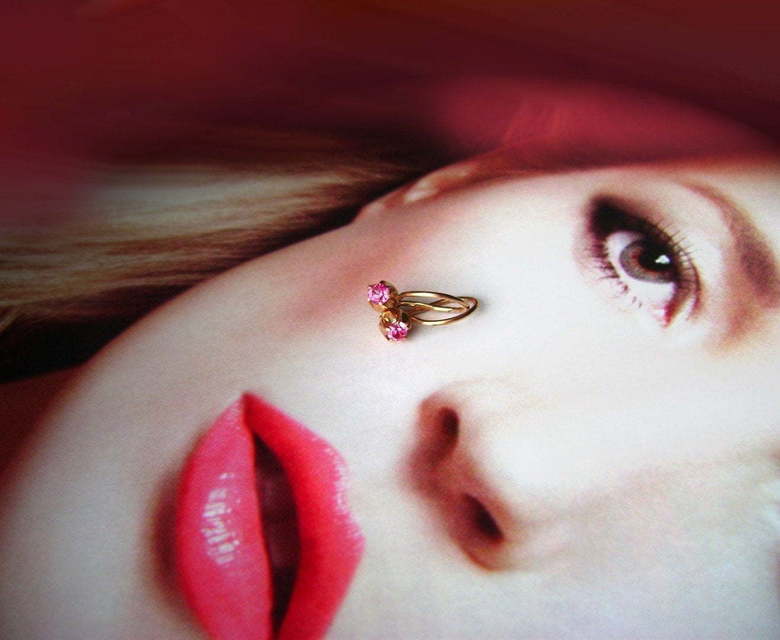 Серьги Рубин из Розовое (красное) золото от Ювелирный салон Jewellery Art 2