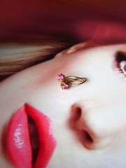 Серьги Рубин из Розовое (красное) золото от Ювелирный салон Jewellery Art 2