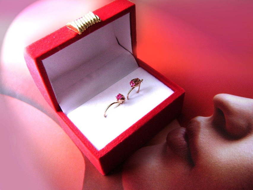 Серьги Рубин из Розовое (красное) золото от Ювелирный салон Jewellery Art 3