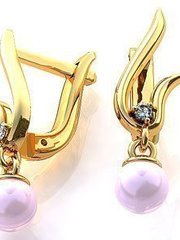 Серьги из золота из Желтое золото от Ювелирный салон Jewelry & Diamonds 1