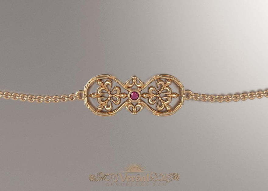 Браслет VGB0130 из Розовое (красное) золото, Желтое золото от Ювелирный Дом Версаль 1