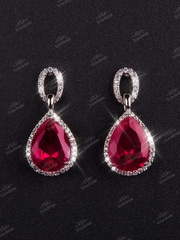 Серьги AL02029 из Посеребренная бижутерия от Свадебный салон To be Bride 1