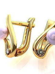 Серьги из золота из Желтое золото от Ювелирный салон Jewelry & Diamonds 1