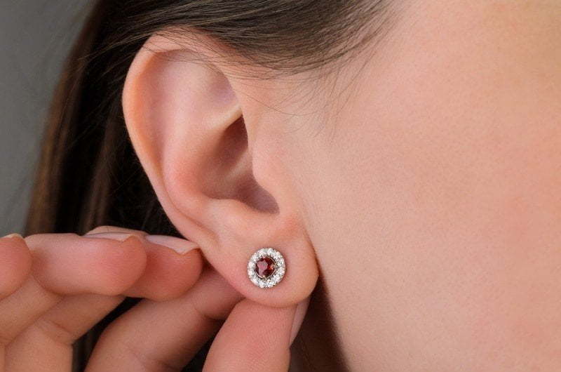 Серьги AOG-SE-0021 из Белое золото от Ювелирный салон Art of glow 2