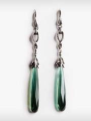 Серьги Bells green из Серебро от  2