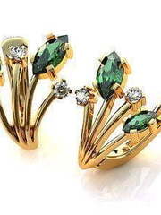 Серьги золотые из Желтое золото от Ювелирный салон Jewelry & Diamonds 1