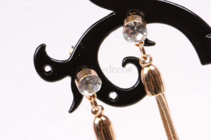 Серьги Капли зеленые из Позолоченная бижутерия от  3