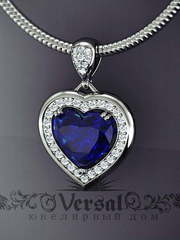 Подвеска VGPS0127 из Белое золото от Ювелирный Дом Версаль 1