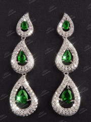 Серьги AL02027 из Посеребренная бижутерия от Свадебный салон To be Bride 1