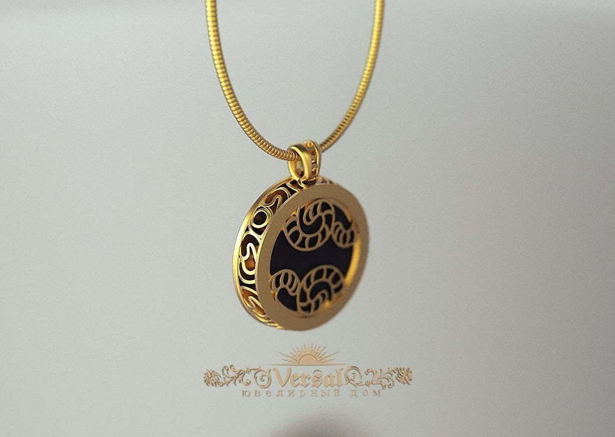 Подвеска VGPS0130 из Желтое золото от Ювелирный Дом Версаль 2