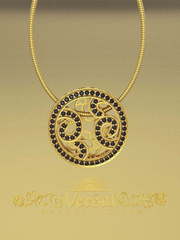 Подвеска VGPS0128 из Желтое золото от Ювелирный Дом Версаль 1