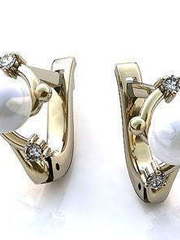 Серьги из золота из Желтое золото от Ювелирный салон Jewelry & Diamonds 1