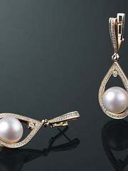 Серьги из Розовое (красное) золото от Ювелирный салон Jewelry & Diamonds 1