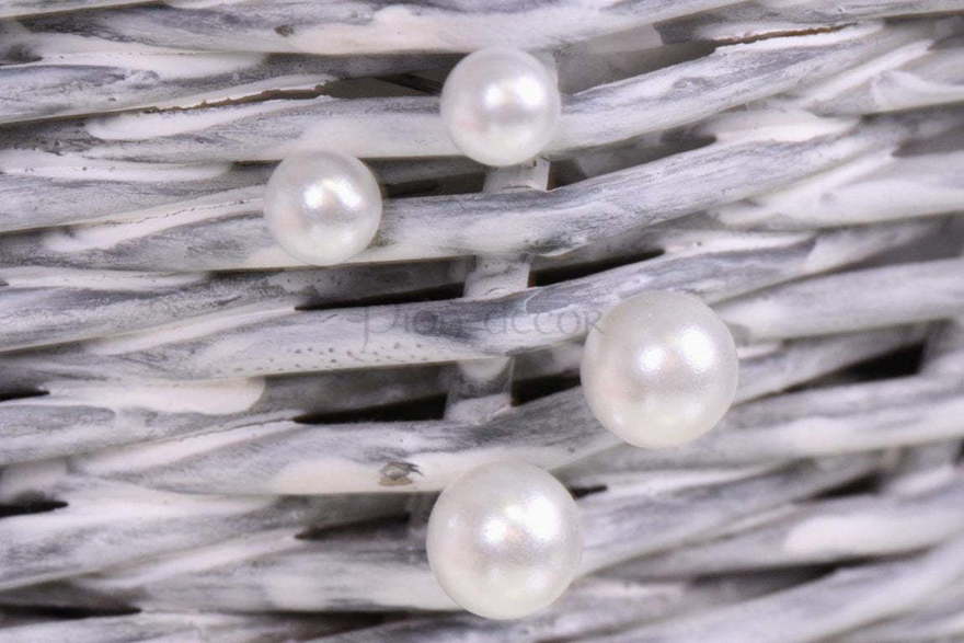 Серьги-гвоздики la perla из Позолоченная бижутерия, Посеребренная бижутерия от  1