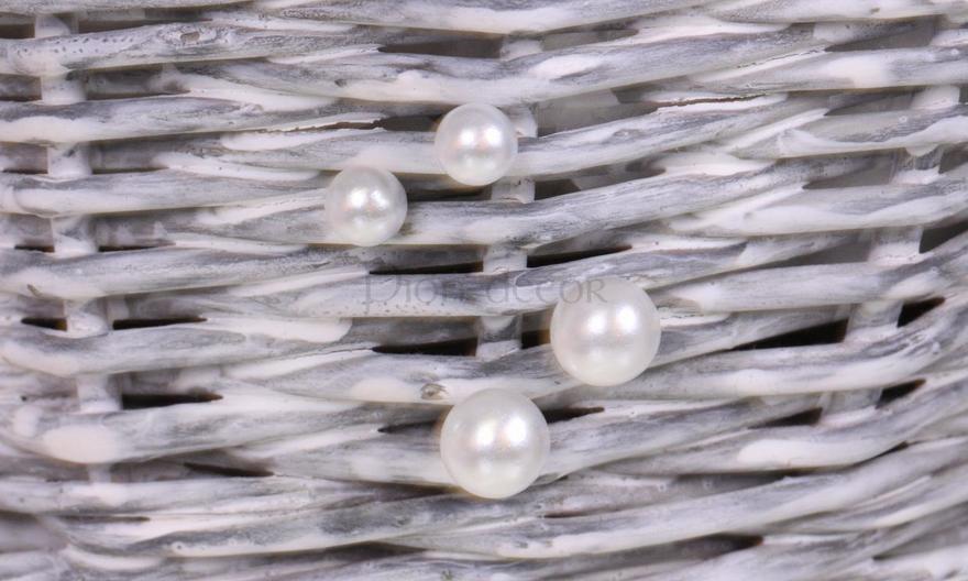 Серьги-гвоздики la perla из Посеребренная бижутерия, Позолоченная бижутерия от  2