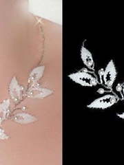 Свадебное колье из Посеребренная бижутерия от Свадебный салон Белый Авантаж 1