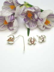 Серьги Fuhsia small из Серебро от  2