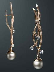 Серьги из Розовое (красное) золото, Желтое золото от Ювелирный салон Jewelry & Diamonds 1