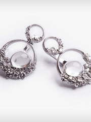 Серьги Rhinestone из Белое золото от  2