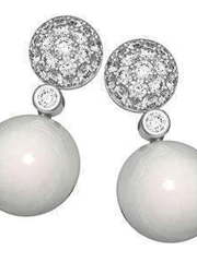 Серьги из Белое золото от Ювелирный салон Jewelry & Diamonds 1