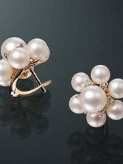 Серьги из Розовое (красное) золото от Ювелирный салон Jewelry & Diamonds 1