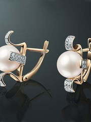 Серьги из Розовое (красное) золото от Ювелирный салон Jewelry & Diamonds 1