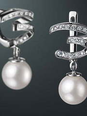 Серьги из Белое золото от Ювелирный салон Jewelry & Diamonds 1