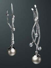 Серьги из Белое золото от Ювелирный салон Jewelry & Diamonds 1