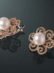 Серьги из Розовое (красное) золото от Ювелирный салон Jewelry & Diamonds 1