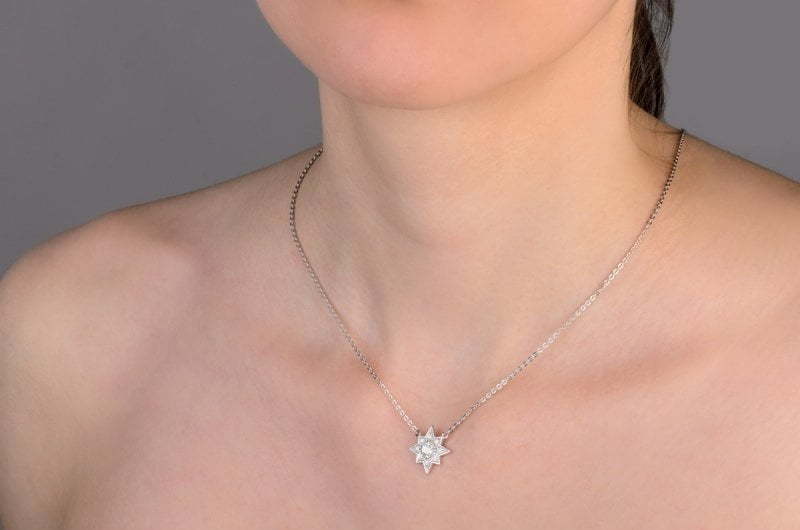 Колье AOG-YMN-0011S из Серебро от Ювелирный салон Art of glow 2