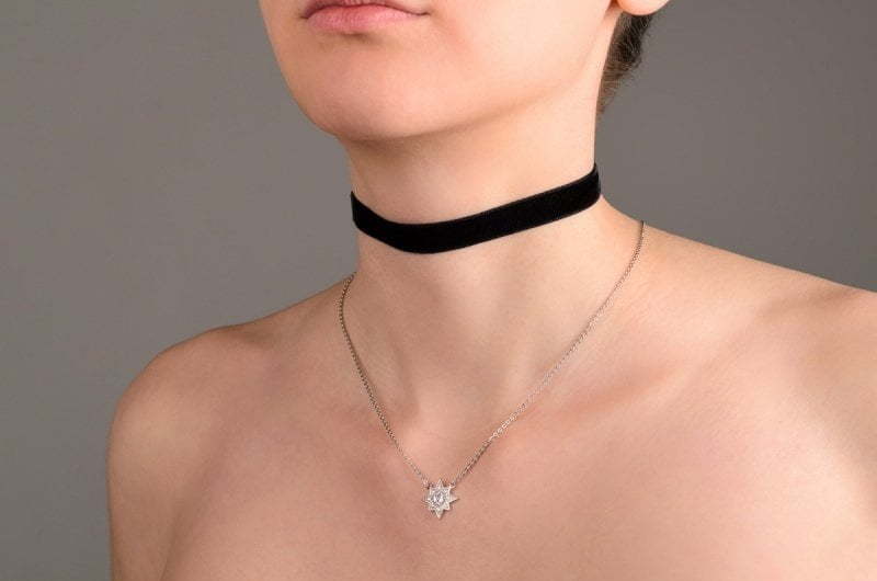 Колье AOG-YMN-0011S из Серебро от Ювелирный салон Art of glow 3