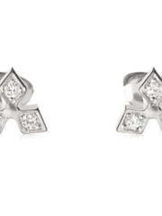 Серьги пусеты из белого золота с бриллиантами AOG-SE-0017 из Белое золото от Ювелирный салон Art of glow 1