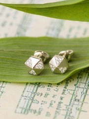 Серьги из белого золота с бриллиантами AOG-SE-0016 из Белое золото от Ювелирный салон Art of glow 2