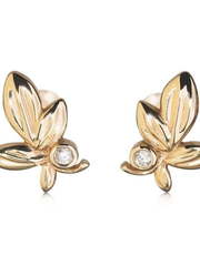 Очаровательные серьги из красного золота с бриллиантами AOG-DE-0038 из Розовое (красное) золото от Ювелирный салон Art of glow 1