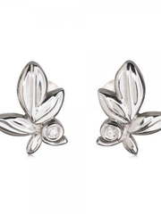 Серьги веточки из белого золота с бриллиантами AOG-DE-0037 из Белое золото от Ювелирный салон Art of glow 1