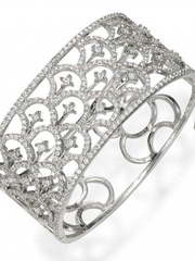 Кружевной браслет из белого золота с бриллиантами AOF-DB-0003 из Белое золото от Ювелирный салон Art of glow 1