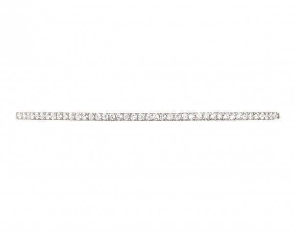 Тонкий браслет с бриллиантовой дорожкой AOG-YMB-0003 из Белое золото от Ювелирный салон Art of glow 3