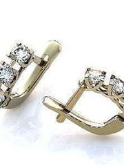 Серьги из золота из Желтое золото от Ювелирный салон Jewelry & Diamonds 1