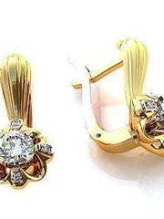 Серьги из золота из Желтое золото от Ювелирный салон Jewelry & Diamonds 1