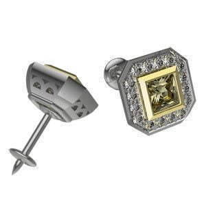 Серьги из Белое золото от Ювелирный салон Jewelry & Diamonds 1