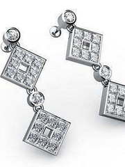 Серьги из Белое золото от Ювелирный салон Jewelry & Diamonds 1