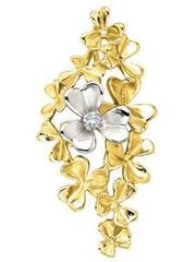 Подвеска Цветочная поляна из Желтое золото от Ювелирный салон Jewelry & Diamonds 1