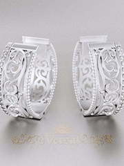 Серьги VGS0166 из Белое золото, Платина от Ювелирный Дом Версаль 1